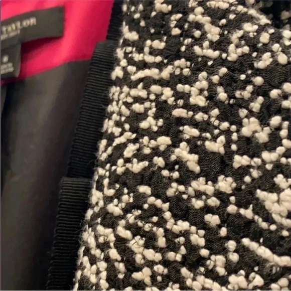 Ann Taylor Marble Black/White Dotted Blazer Jacket 6P NWT - Picture 9 of 12